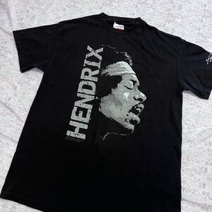 Vintage Black Hendrix Graphic T-Shirt